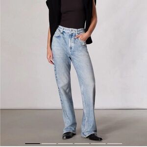 Rag & Bone Miramar Shea High Rise Straight Leg Jeans